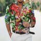 thumbnail image 3 of Camisa hawaiana de manga larga para hombre, moda de primavera y otoño, camisa con estampado de flores en 3D para hombre, top moderno para hombre, 3 of 5