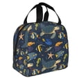 thumbnail image 2 of Easygdp Undersea Animals Bolsa Térmica Premium - Tela Oxford Impermeable, Gran Capacidad, Bolsillo Frontal, Unisex para Trabajo, Escuela, Actividades al Aire Libre y Picnics, 2 of 8