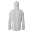 thumbnail image 6 of CCRFTGI Shirts for Men Upf 50+ Sun Protection with Mask Long Sleeve Shirt Casual Outdoor Hiking Swimming Fishing Rash Guard Shirts White XL, 6 of 7