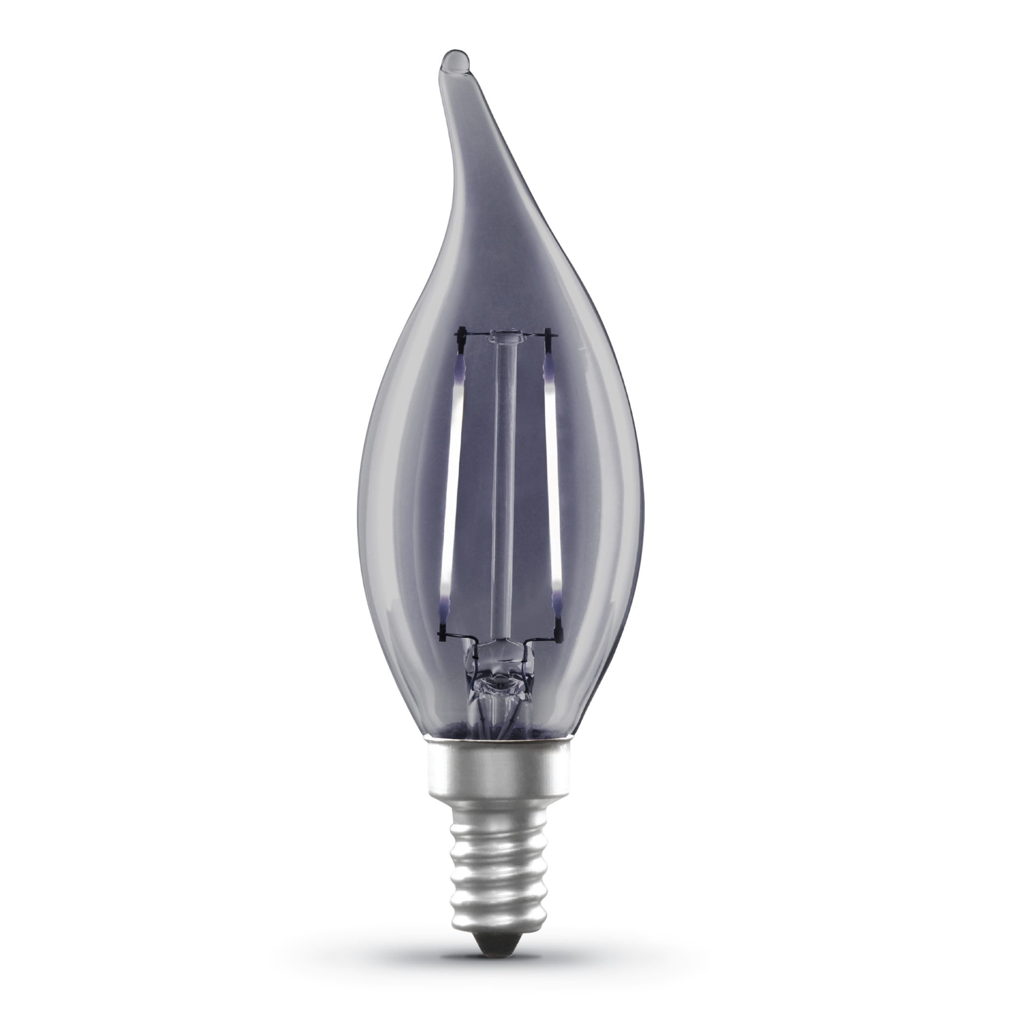 Great Value Vintage Light Bulb 25W Eqv. Gray Daylight Candle E12 4Pk