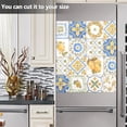 thumbnail image 5 of Lemons Telavera Ceramic Tile Dishwasher Magnet Covers for The Front Magnetic Dishwasher Cover Home Cabinet Decals 20" x 26" Refrigerator Door Home Decor, 5 of 5