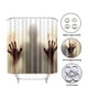 thumbnail image 4 of Revestimiento De Cortina De Ducha Con 12 Ganchos Mampara De Ducha Impermeable Diseño Grueso Accesorios De Baño Alta Fácil De Instalar Para Baño Baño Kearding HA027013-01, 4 of 6