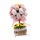 thumbnail image 1 of Decoración de huevo de Pascua artificial en maceta, huevo de espuma colorido, centro de mesa para Rosa, 1 of 9