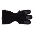 thumbnail image 4 of Shisuyan Archery Equipment Finger Protection Gloves Black Leather 1Set, 4 of 8