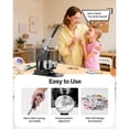 thumbnail image 4 of KFFKFF Button Maker Machine, 3 in, Pin Maker Machine with 500pcs Button Parts, Circle Cutter, Hex Wrenches and Magic Book, Ergonomic Handle, 4 of 9