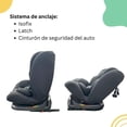 thumbnail image 5 of Autoasiento Para De 0 a 12 años | Anclaje ISOFIX Rotación de 360 grados Arnes de 5 puntos Altura Regulable Protección contra golpes lerales | Seguridad y Comodidad - Color Negro, 5 of 5