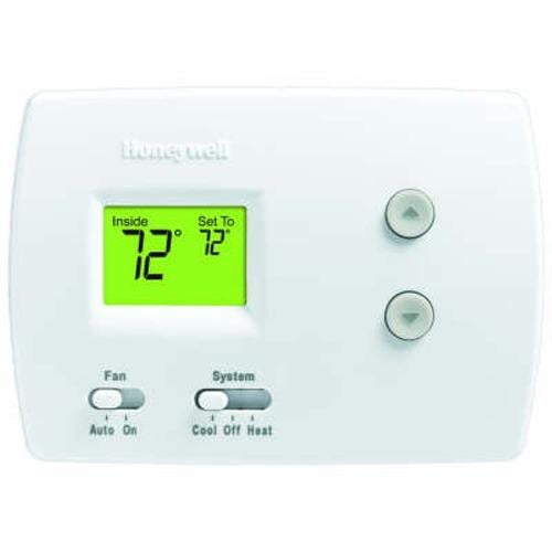 Honeywell TH3110D1008 - PRO 3000 Non-Programmable Digital Thermostat 1H/1C  for Conventional and Heat Pump - Walmart.com