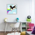 thumbnail image 4 of Stupell Industries Cottage Whimsical Cat Flying White Framed Giclee Art, 24 x 24, by June Erica Vess, 4 of 8