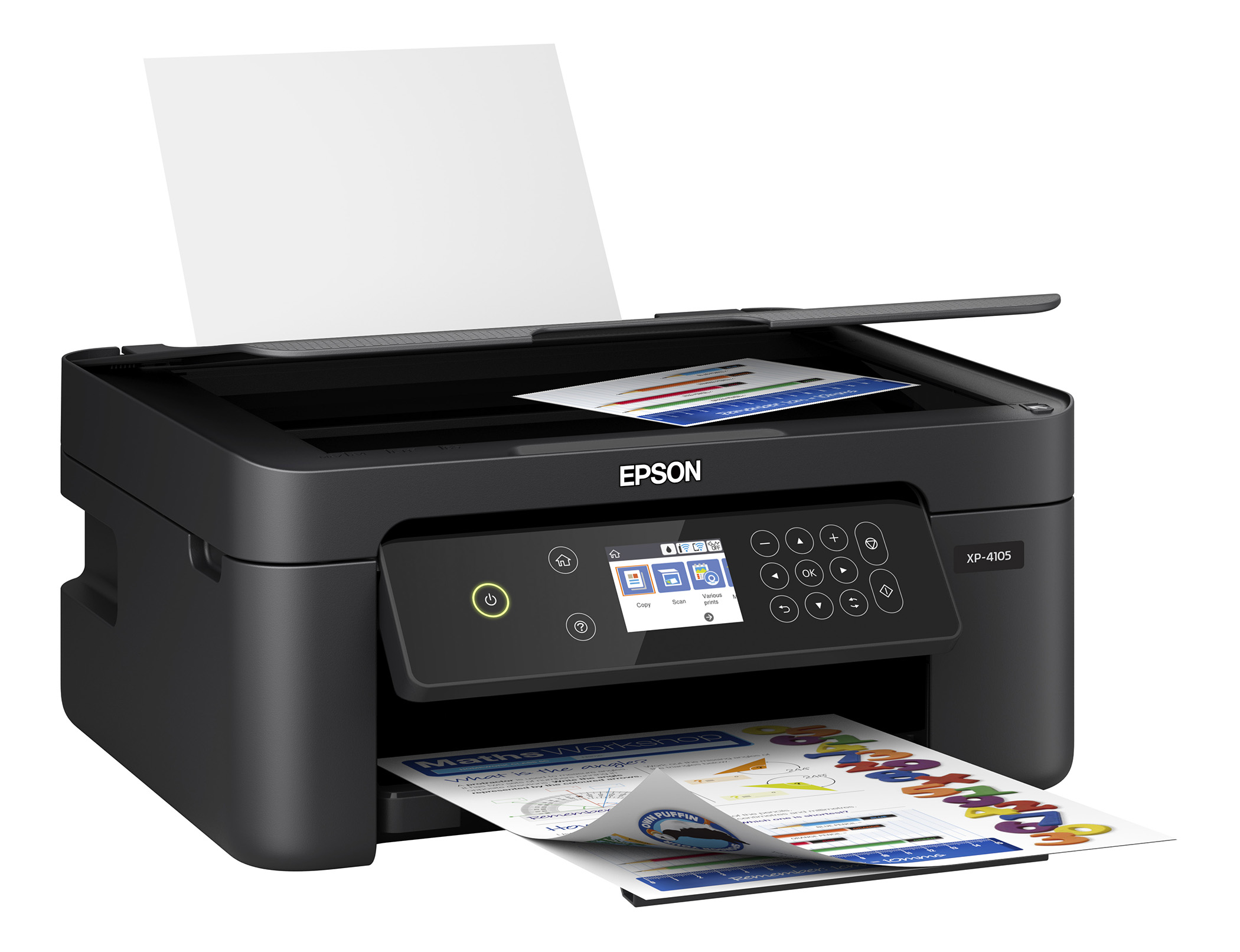 Epson Expression Home XP-4105, Wireless All-in-One Color Inkjet Printer - image 3 of 7