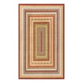 thumbnail image 3 of Unique Loom Baja Outdoor Collection Area Rug - Ensenada (2' x 2' 11" Rectangle Burgundy/Green), 3 of 7