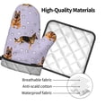 thumbnail image 4 of Vsdgher German Shepherd Dog Oven Mitts and Pot Holders 2 pcs Set,High Heat Resistant Kitchen Oven Glove for Baking and Cooking, 4 of 7