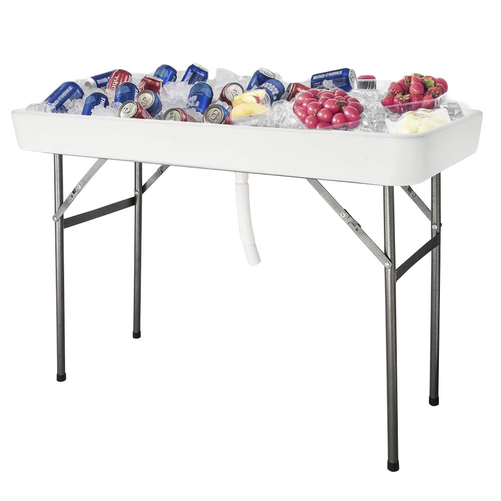 FOLDING TABLE 4FT PICNIC CAMPING BBQ BANQUET GARDEN PARTY MARKET NEW 175KG LIMIT 