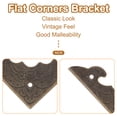 thumbnail image 4 of Uxcell 30pcs Vintage Corner Protector 1.6"x1.5"x0.2" for Table Box, Bronze, 4 of 5