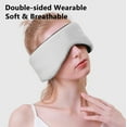 thumbnail image 6 of 3D Contoured Sleep Mask for Total Blackout | Lightweight & Breathable Ice Silk Fabric | Adjustable Strap for Comfortable Sleeping | Portable Travel Eye Mask for Adults & Kids, 6 of 7