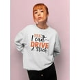 thumbnail image 2 of Yes I Can Drive A Stick Sweatshirt Women -Image by Shutterstock, Female Small, 2 of 4