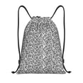 thumbnail image 1 of Gaeub Weave Geometric Drawstring Backpack Bag Sport Gym Sackpack Heavy Duty String Backpack for Men Women-Small, 1 of 6