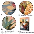 thumbnail image 3 of Designart "Lakeside Serenade With Sunny Pineapples" Pineapples Floater Framed Wall Decor, 3 of 5