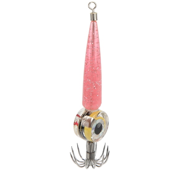 Fish Lure Light Hook, Small Lamp Tackle Tools For Outdoor For Salt Water Pink