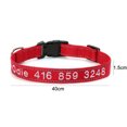 thumbnail image 2 of Collar de identificación de perro personalizado personalizado, collar de teléfono con nombre de mascota bordado MFZFUKR CPB-US-XAH126-2, 2 of 5