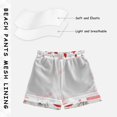 thumbnail image 5 of Kids' Beach Pants Comfortable Swim Trunks Red Mushrooms Pattern Shorts for Pool Vacation and Lounge Wear 3T, 5 of 8