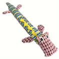 thumbnail image 1 of 1pc Crocodile Design Pet Grinding Teeth Squeaky Plush Toy, Durable Chew Toy For Dog Interactive Supply, 1 of 5
