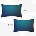 thumbnail image 2 of Naloa Blue and Teal Gradient Pillowcase, Cool Pillowcase, Lightweight, Breathable, Skin Friendly Pillowcase, Hidden Zipper (No pillow core)-16"x24", 2 of 6
