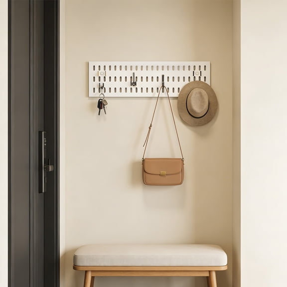 Upgraded No Punch Pegboard Wall Mount Multi Functional Drains Basket Storage Rack For Kitchen Wall Mounted Organizer X