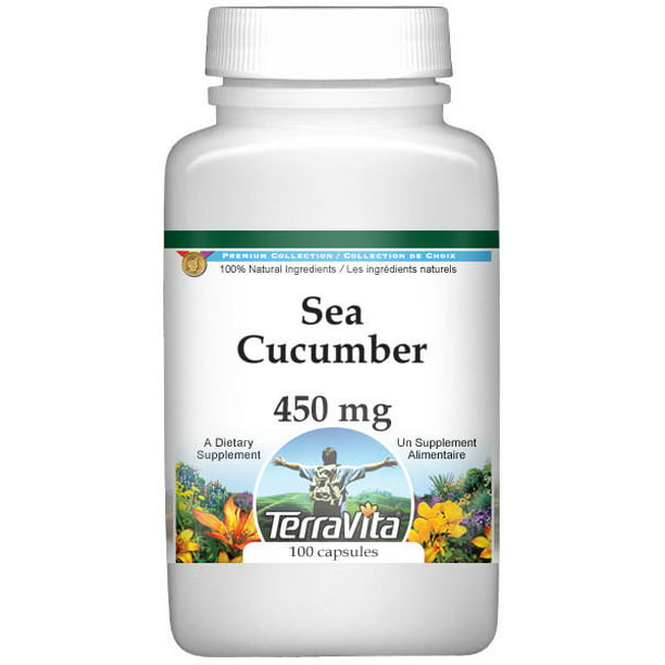 Sea Cucumber - 450 mg (100 Capsules, Zin: 521380) - Walmart.com ...