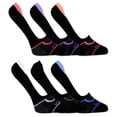 thumbnail image 2 of Fruit of the Loom Cool Zone No-Show Liner Socks for Women, Black Assorted, Sizes 8-12 (6-Pack), 2 of 5