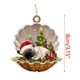 thumbnail image 3 of Fiudx Pegatinas Navideñas, Exquisitos Colgantes para Árbol de Navidad, Adornos Rústicos para Colgar, Decoración para Fiestas de Invierno, Decoración Navideña para El Hogar, Uso Versátil, Juego de 1 P, 3 of 4