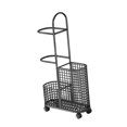 thumbnail image 2 of Almencla Garage Ball Storage Cart Corner Shelf Fitness Yoga Mat Storage Rack for Club Black, 2 of 7