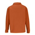 thumbnail image 5 of Fleece Shirts for Men Button-Down Sherpa Shackets Jackets with Pockets and Collar Long Sleeve Casual Solid Color Loose Thermal Warm Shirt Coats, 5 of 5