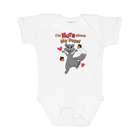 

Inktastic I m Nuts About My Pops Boys or Girls Baby Bodysuit
