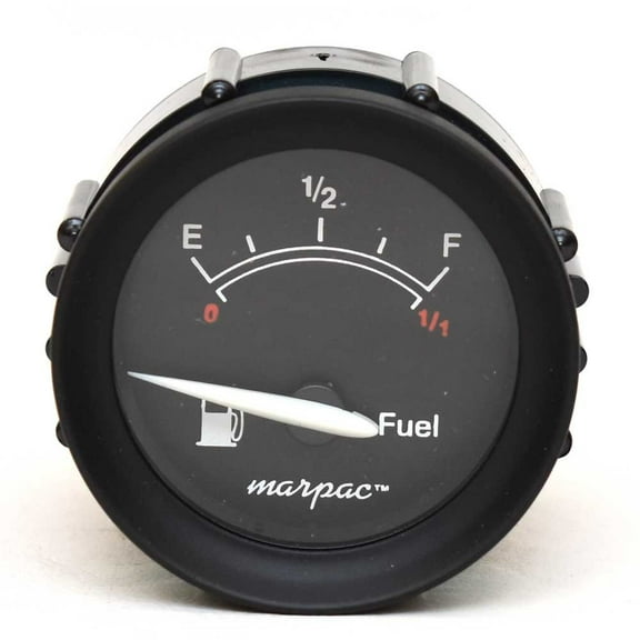 Boat Fuel Level Gauge 7-2098 | Faria 2 Inch Black GP8025A