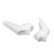 thumbnail image 1 of 1 par de separadores de dedos del pie en valgo del pulgar Corrector de ajuste de juanetes Hallux (blanco) JShteea  Cuidado Belleza, 1 of 7