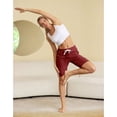 thumbnail image 5 of SPECIAL MAGIC Women’s Cotton Bermuda Sweat Shorts 10" Knee-Length Athletic Shorts with Pockets for Workout Lounge Sports, 5 of 6
