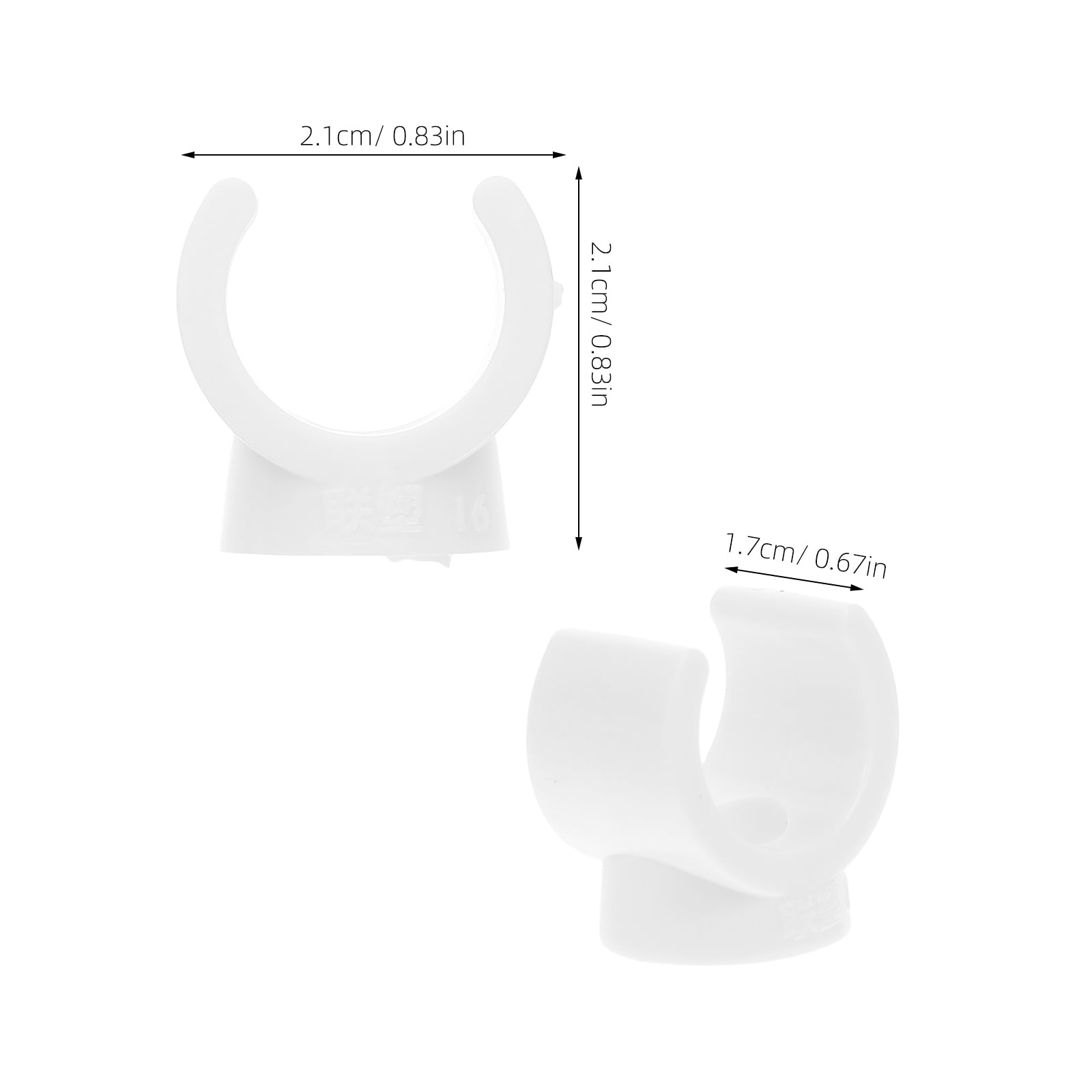 1/2 Zoll PEX Clips – 50 Stück, 16 Mm, Rohrschellen Aus Kunststoff Für Wasserrohre & Kabel