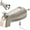 Brushed Nickel, variant on Universal Slip-on Tub Spout With Diverter Chrome 5" Bathtub Faucet for 1/2" Copper Pipe