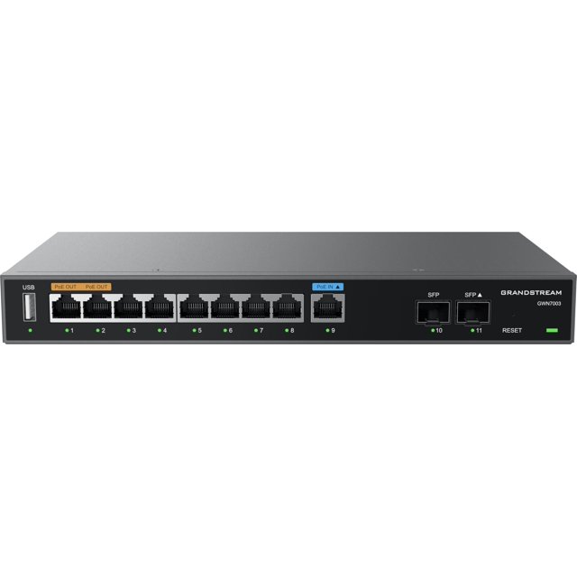 Router Grandstream GWN7003 de 11 puertos Gigabit y VPN