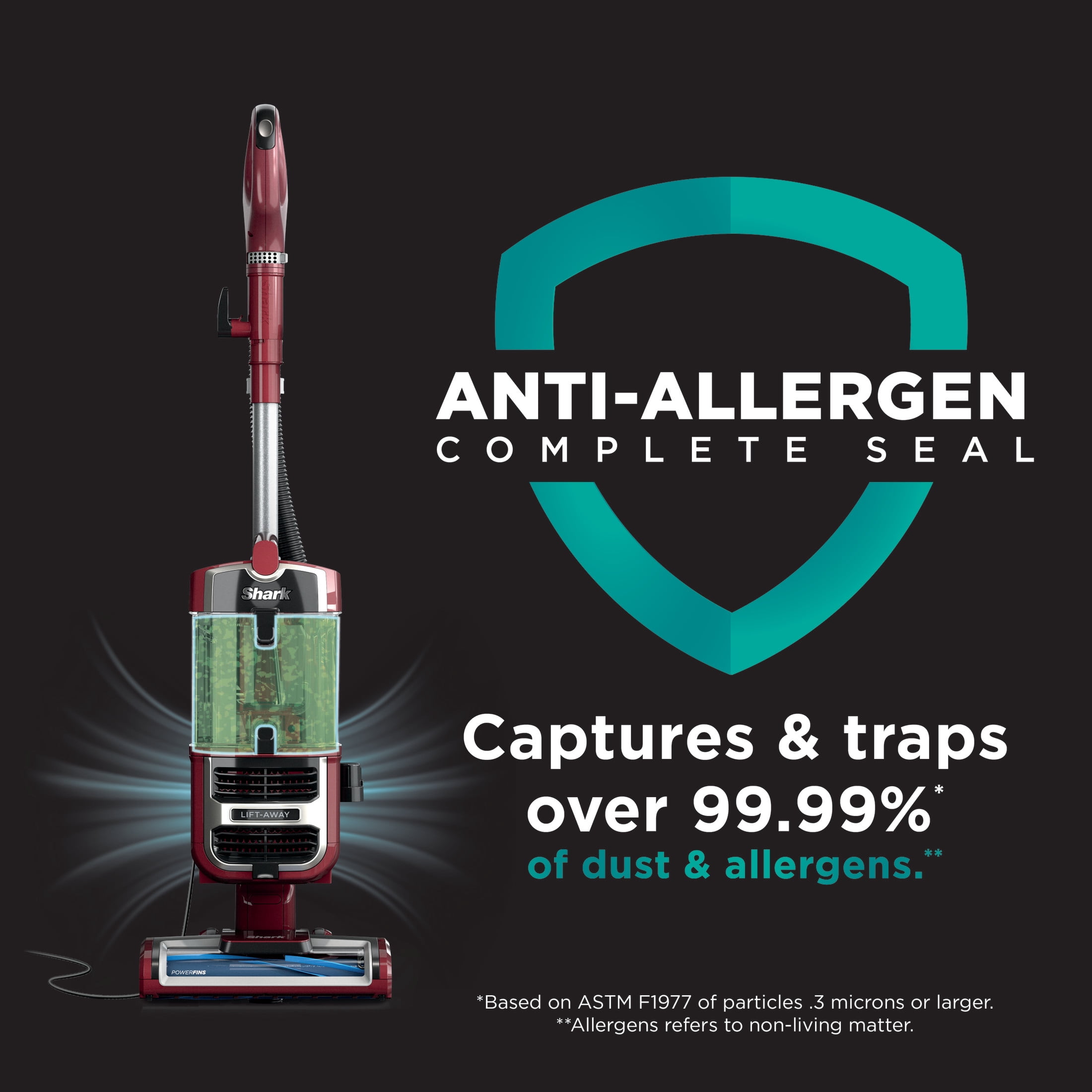 Shark Navigator Lift-Away Upright Vacuum, Pet Friendly, Powerful Suction, Self Cleaning Brushroll, HEPA Filter, ZU660 Burgundy