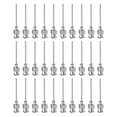 thumbnail image 1 of Uxcell 30pcs 17G agujas de dispensación de acero inoxidable, tubo de aguja de pegamento de 1" punta roma, 1 of 7