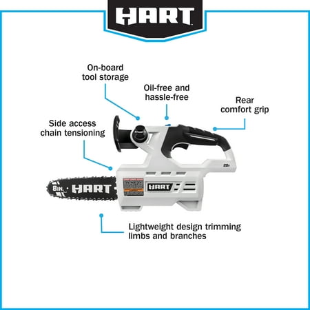 Hart 20-Volt Pruner Saw (1) 20-Volt 2Ah Lithium-Ion Battery