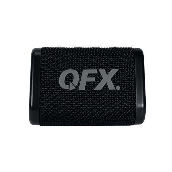 QFX All Terrain Bluetooth Rechargeable Speaker, BT-ZX0, Black