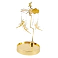 thumbnail image 4 of jifeng Golden Rotating Candle Holder Holder Home Candlestick Centerpieces Wedding Table Elf B, 4 of 9