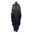 thumbnail image 1 of Funicet Châle Cape à Capuche pour Femmes, Imprimé, Décontracté, Long, Col en V, Style Musulman, 1 of 8