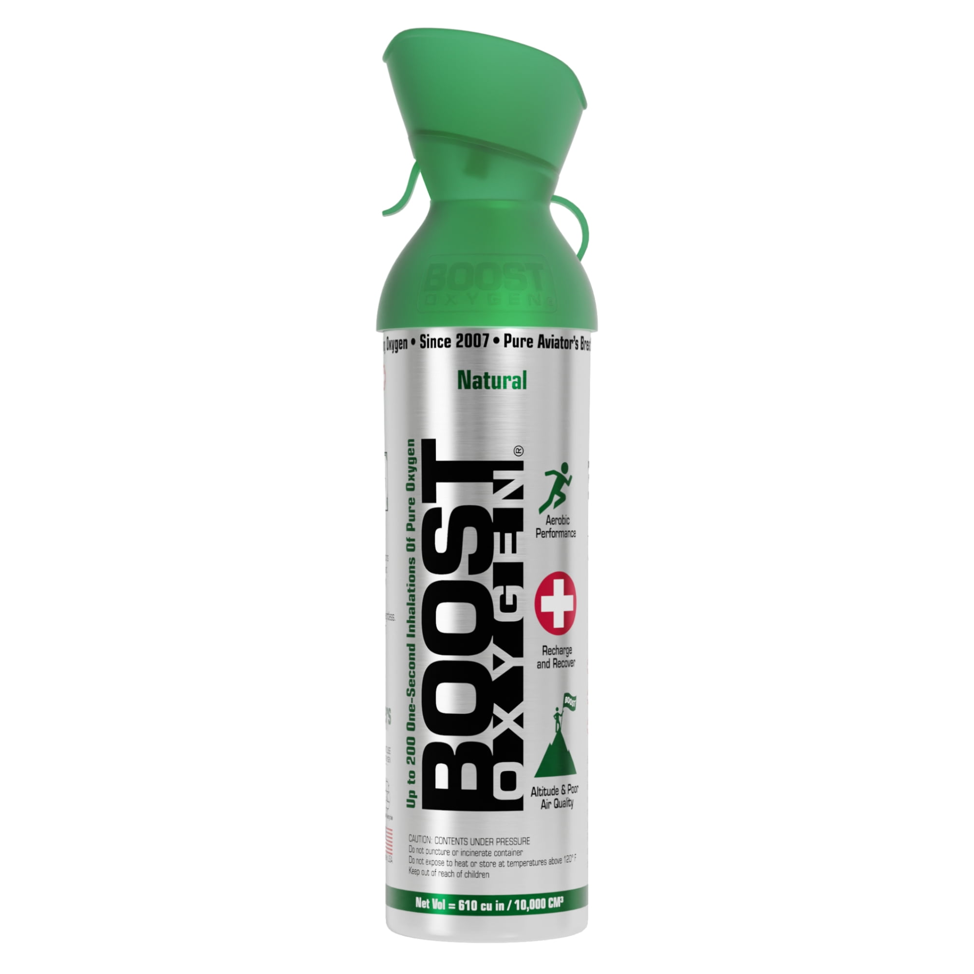 Boost Oxygen Portable Canned Oxygen, Natural, 10L