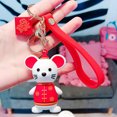 thumbnail image 2 of Key Chain Cute Cartoon Mouse Keyring Purse Pendant Bag Charm for Women and Men, 2 of 10