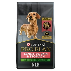 Purina Pro Plan Sensitive Skin and Sensitive Stomach Small Breed Dog Food, Salmon & Rice Formula, 5 lb. Bag