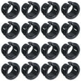 thumbnail image 1 of 100pcs Cable Hose Snap-locks Grommet Locking Bushing Nylon Protective Grommet, 1 of 7