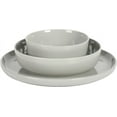 thumbnail image 6 of Gibson Home Oslo 12 Piece Porcelain Dinnerware Set - Grey, 6 of 6